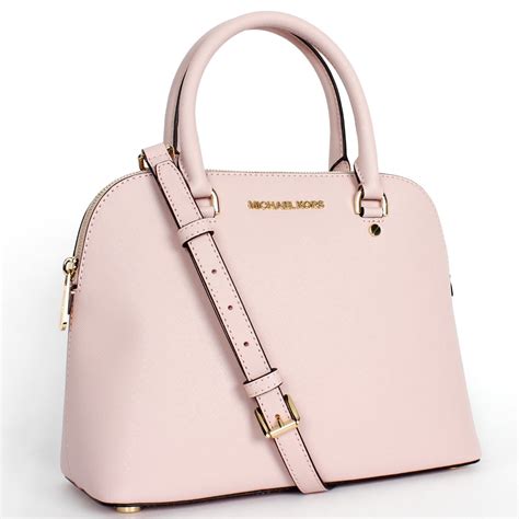 Michael Kors Cindy Leather Dome Satchel 